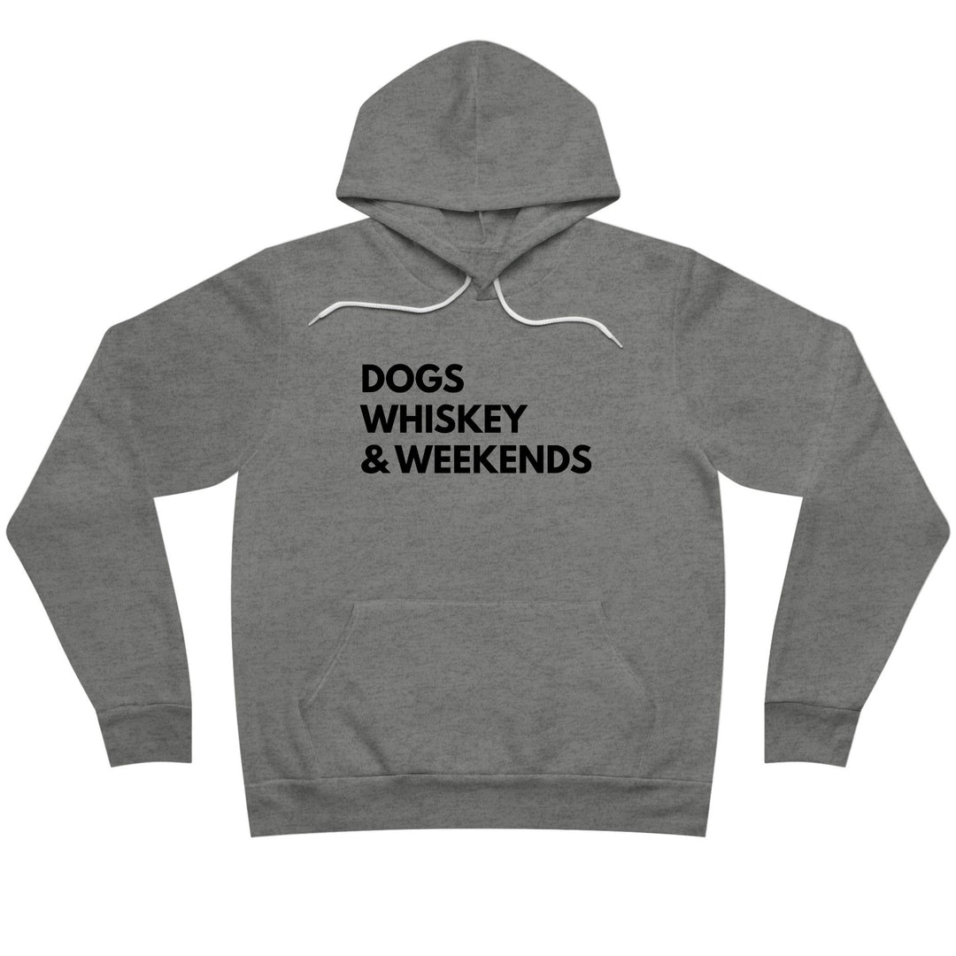 Dogs Whiskey & Weekends Hoodie