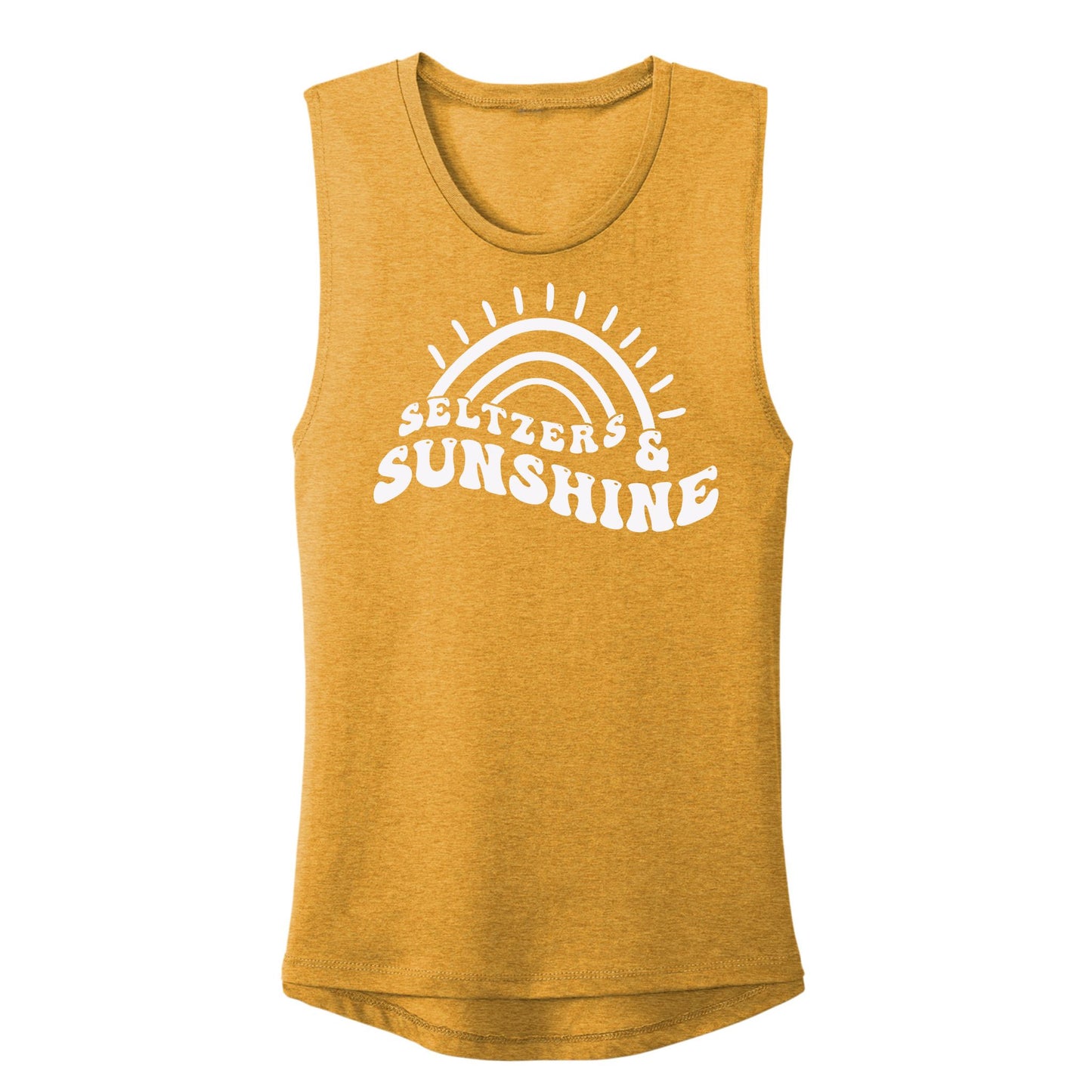 Seltzers & Sunshine - Cute Women's Summer Tank Top