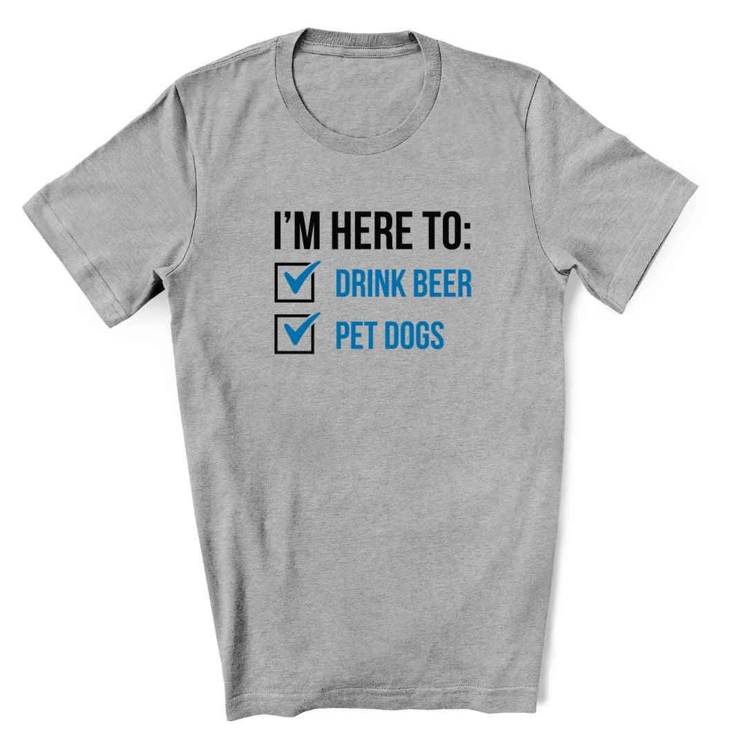 Here for 2 Reasons: Beer & To Pet Dogs - Luv the Paw