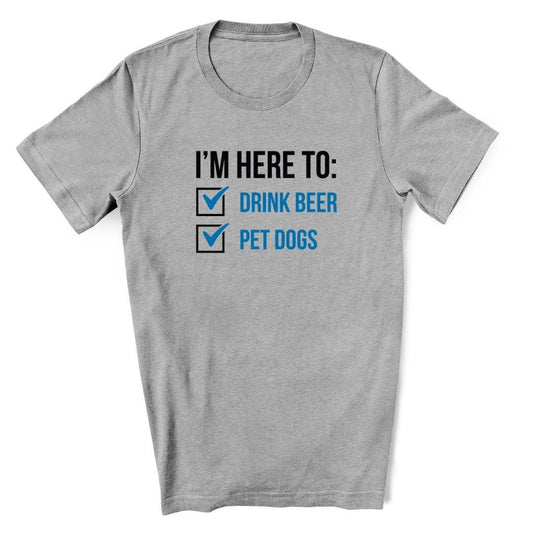 Here for 2 Reasons: Beer & To Pet Dogs - Luv the Paw
