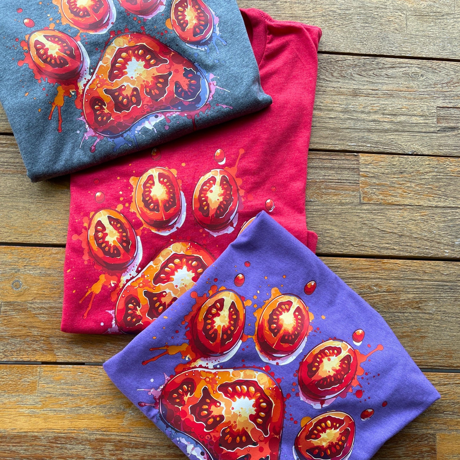 The Paw-mato Collection | Tomato Paw Print