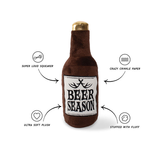 Beer Season Dog Toy