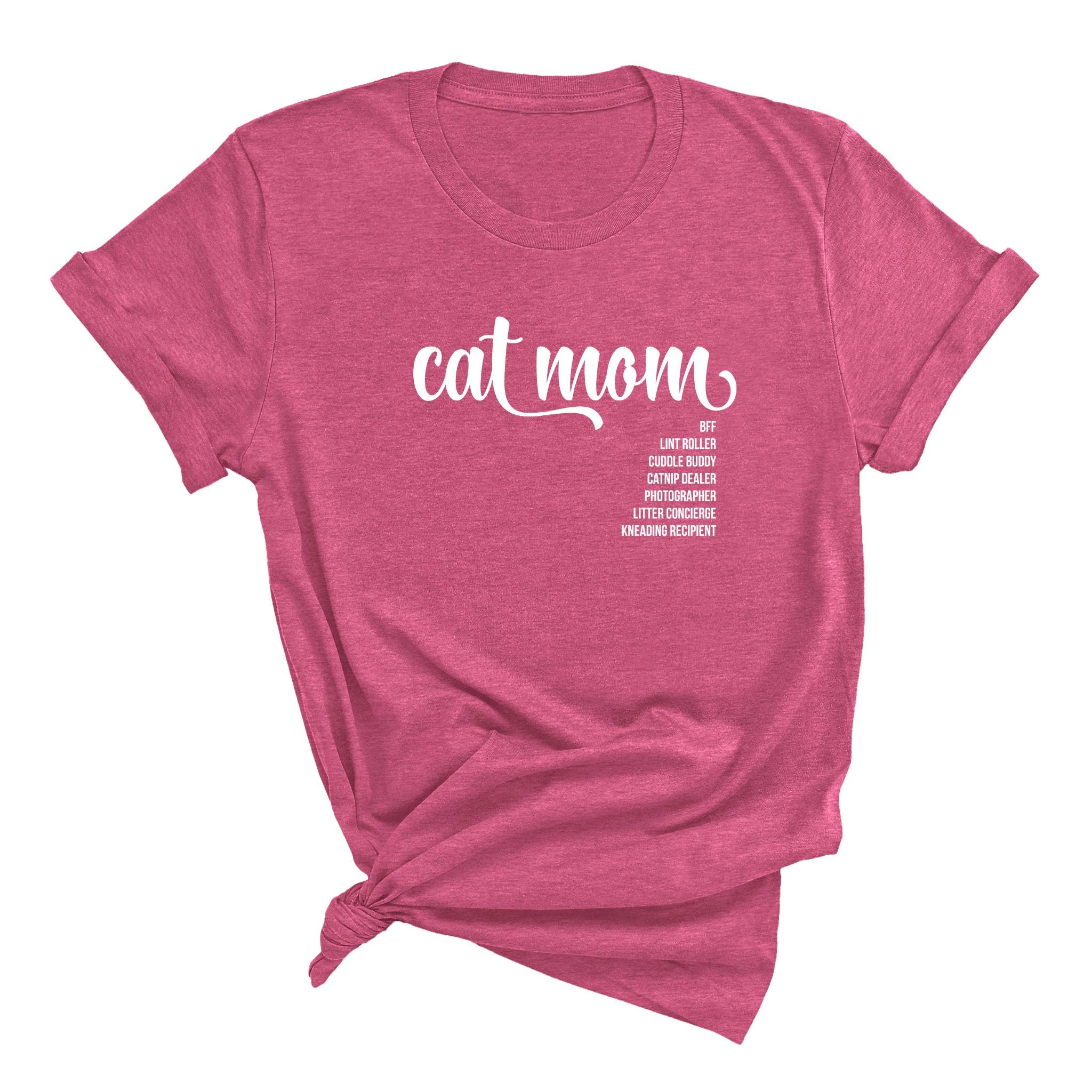 Cat orders mum t shirt