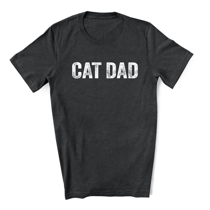 Cat Dad Shirt Distressed