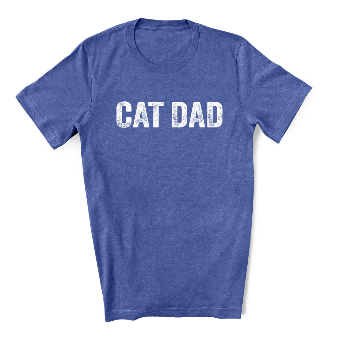 Cat Dad Shirt Distressed