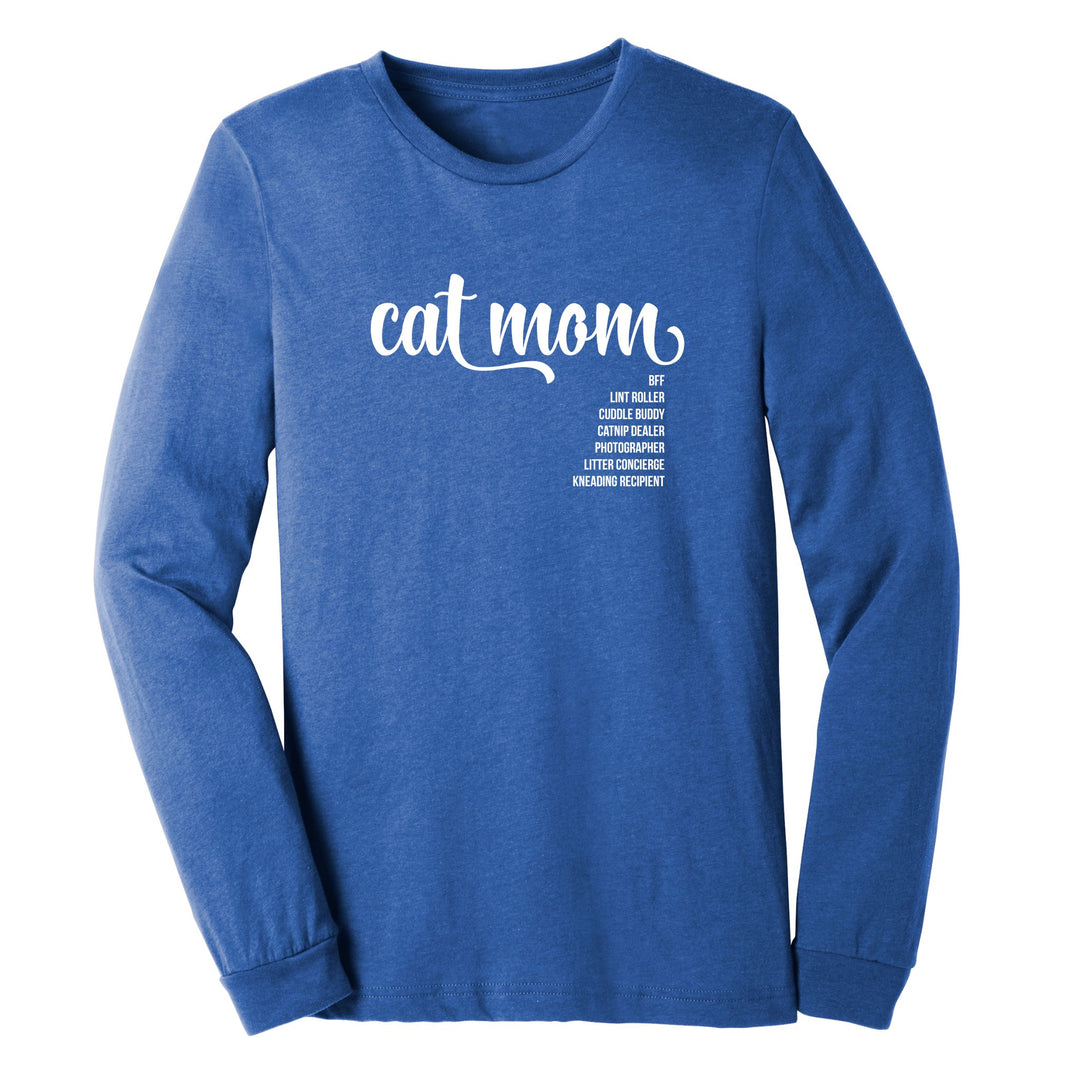 Cat Mom | Long Sleeve T-shirt | Luv the Paw
