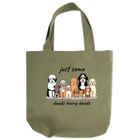 Canvas Tote Bags - designed for Dog Moms