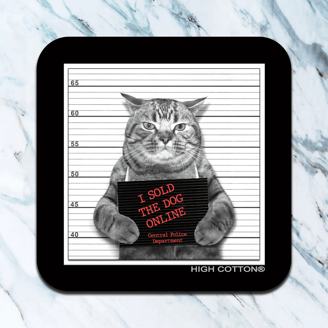 Funny Cat Coasters | Small Gifts for Cat Lovers - Luv the Paw