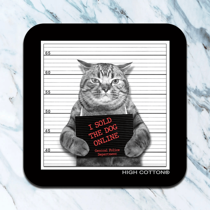 Funny Cat Coasters | Small Gifts for Cat Lovers - Luv the Paw