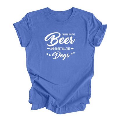 Here for the Beer and to pet all the Dogs