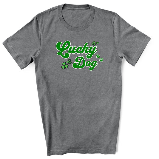 Lucky Dog | T-shirt for Dog Lovers | St. Patrick's Day Pub Crawl