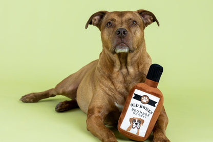 Old Bones Whiskey Plush Dog Toy