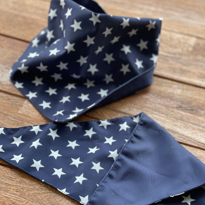 Patriotic Pet Bandana - Blue Stars