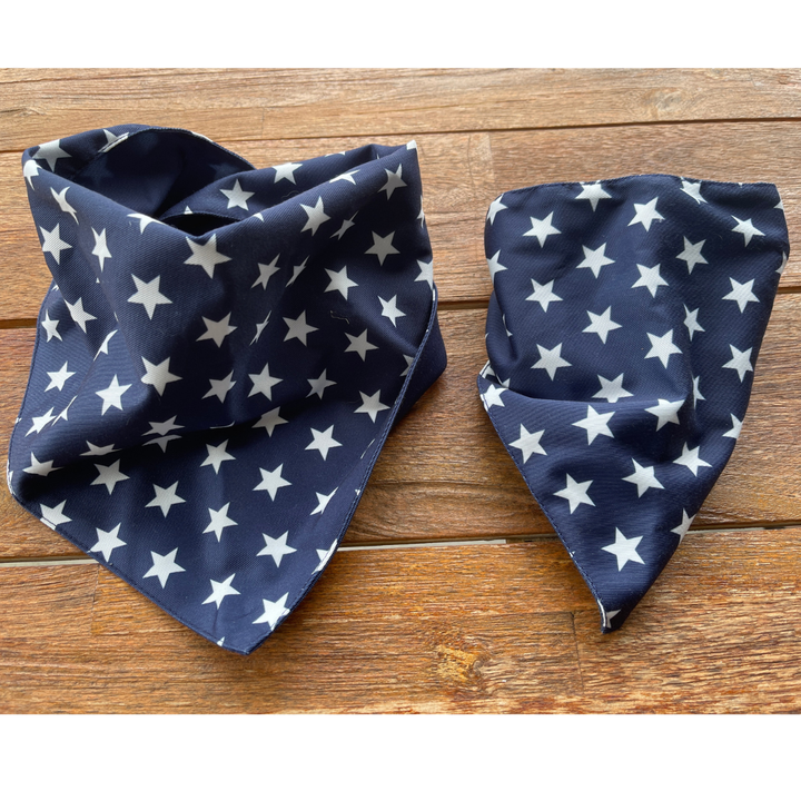 Patriotic Pet Bandana - Blue Stars