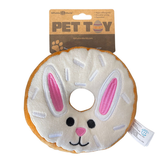 Easter Dog Toy - Bunny Donut