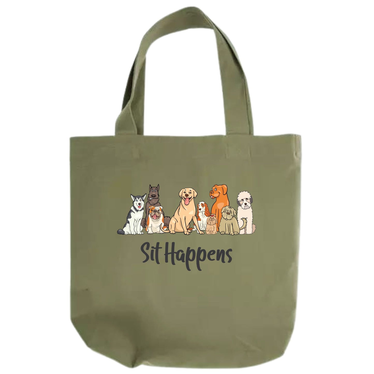 Canvas Tote Bags - designed for Dog Moms