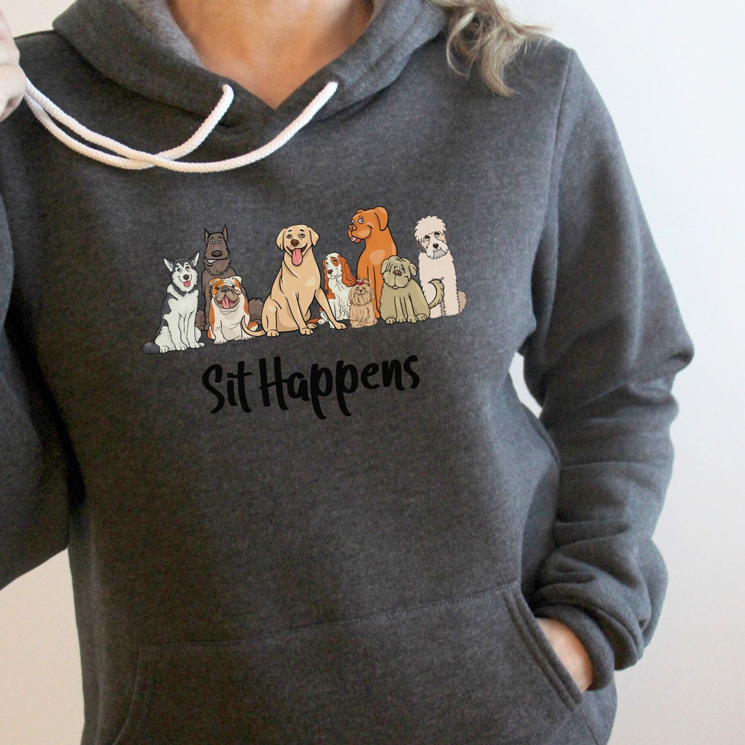Sit Happens | Sponge fleece Hoodie