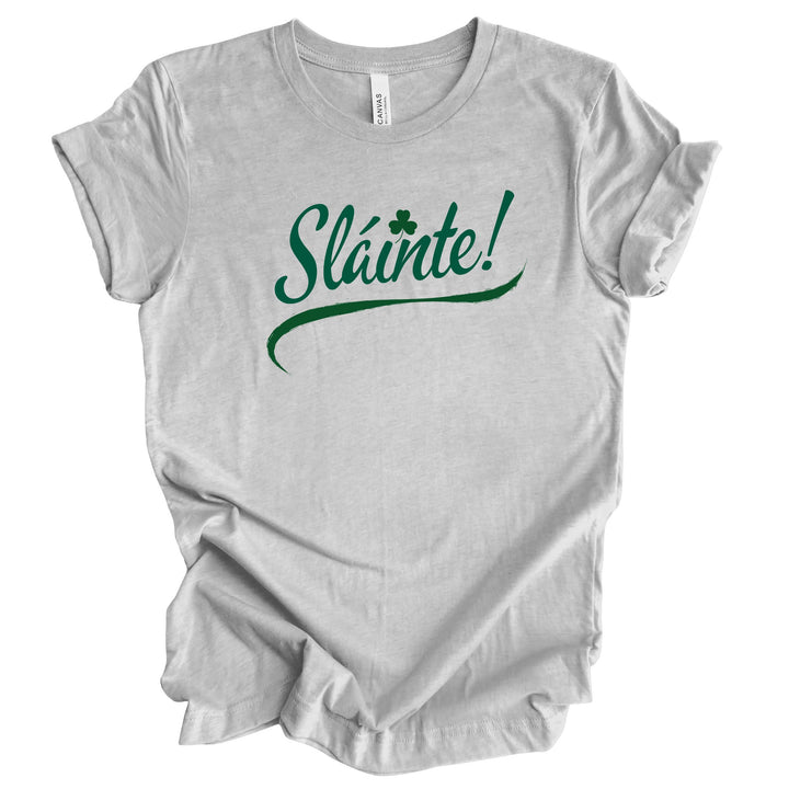 Raise a Glass with Our 'Sláinte' Graphic Tee – Perfect for St. Patrick's Day