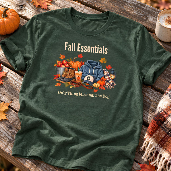 Fall Essentials Dog Lover T-Shirt