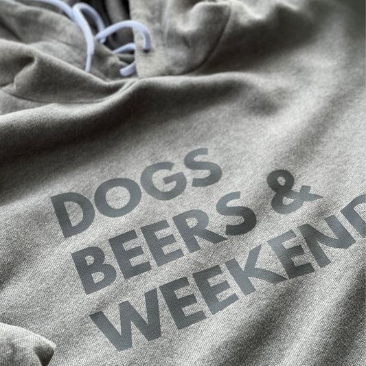 Dogs Beers & Weekends Hoodie