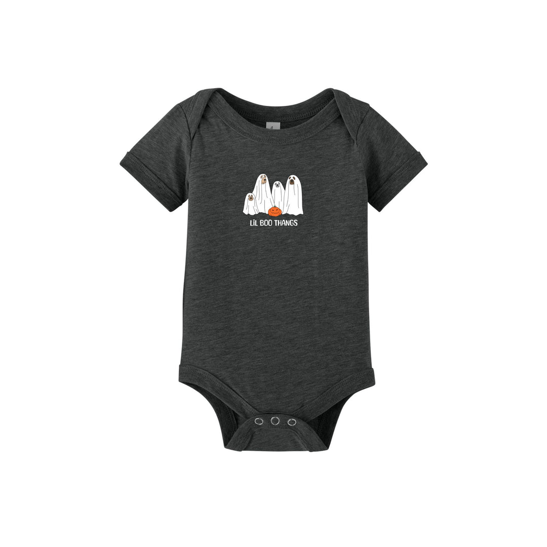 Baby Halloween Onesie – Cute Ghost Dogs - Luv the Paw