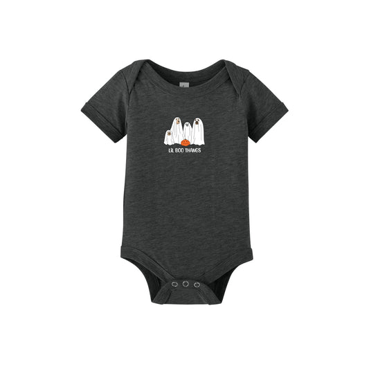 Cute Baby Halloween Onesie with Dog Ghosts