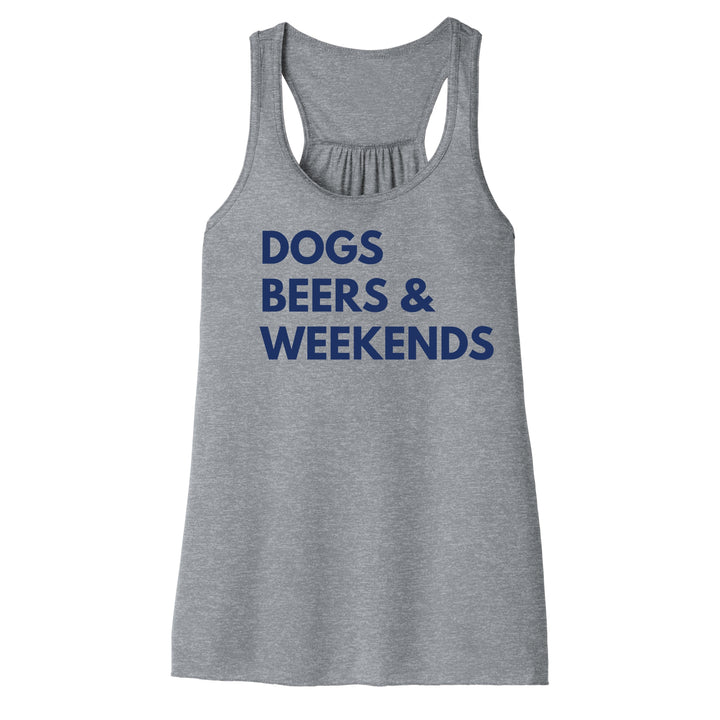 Dogs Beer Weekends | Women's Tank Top