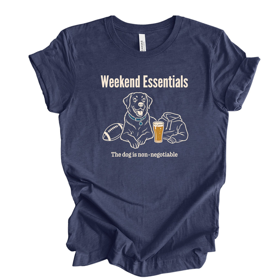 Weekend Essentials Football &amp; Dog Graphic Tee