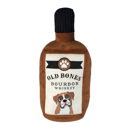 Old Bones Whiskey Plush Dog Toy