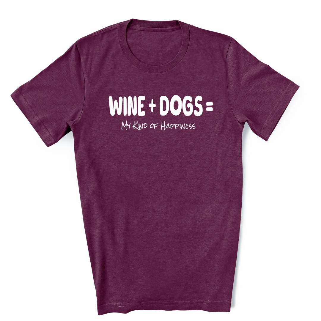 Wine + Dogs = My Kind of Happiness