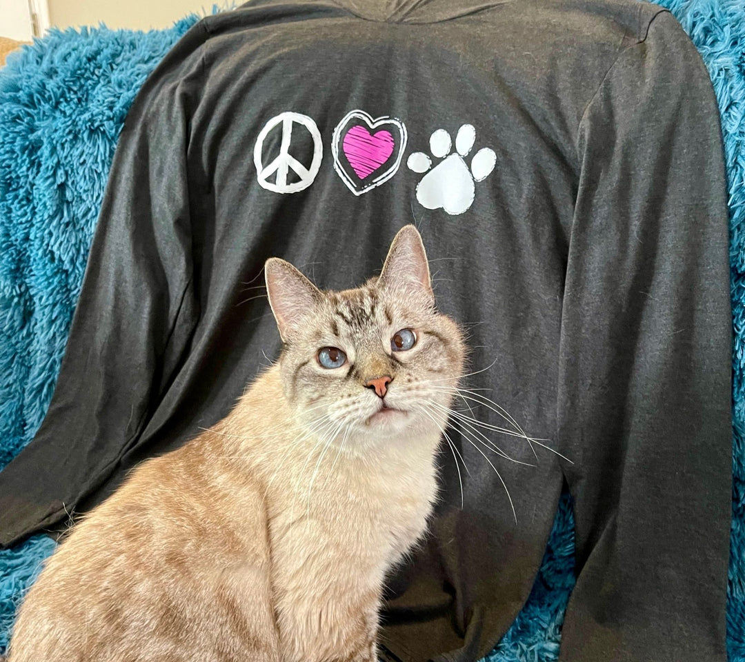 Peace Love Paw Hoodie