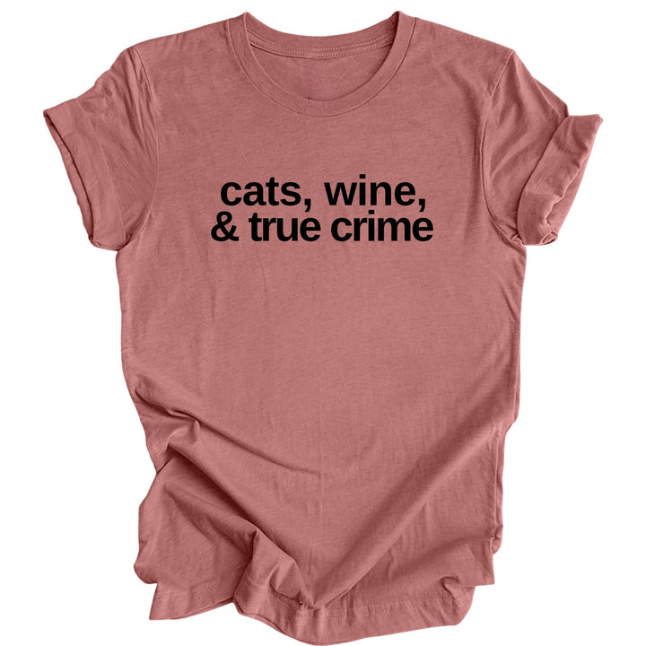 Cats, Wine & True Crime Text
