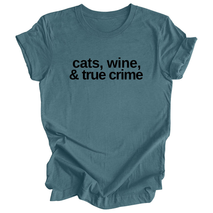 Cats, Wine & True Crime Text
