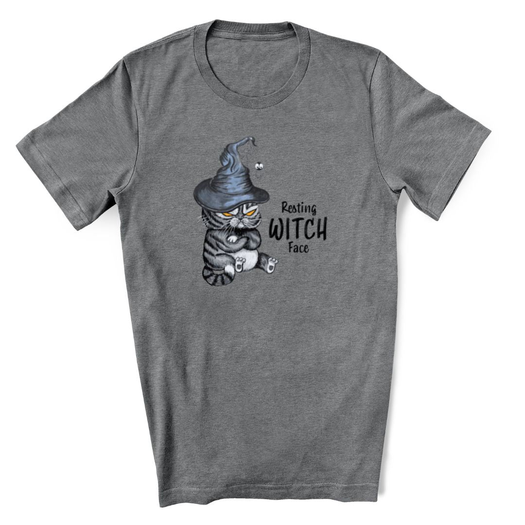 Resting Witch Face | Halloween Cat Shirt