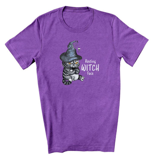 Resting Witch Face | Halloween Cat Shirt